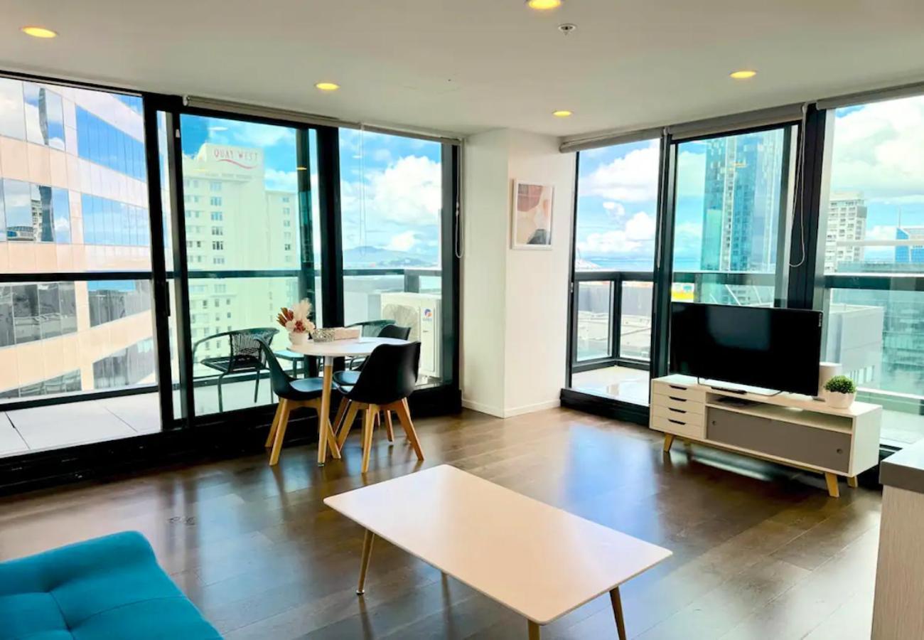 Gorgeous Seaview 2 Bedroom Apartment In Auckland Cbd 외부 사진